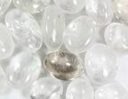 Lot: Polished Clear Quartz Pebbles - kg ( lbs) #77924-2